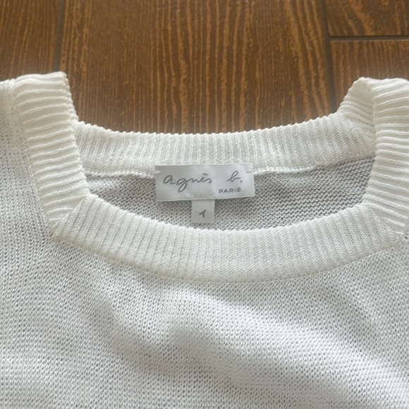 The Wendy cotton sweater is knitted in Italy. RETAIL $370 - Picture 5 of 7